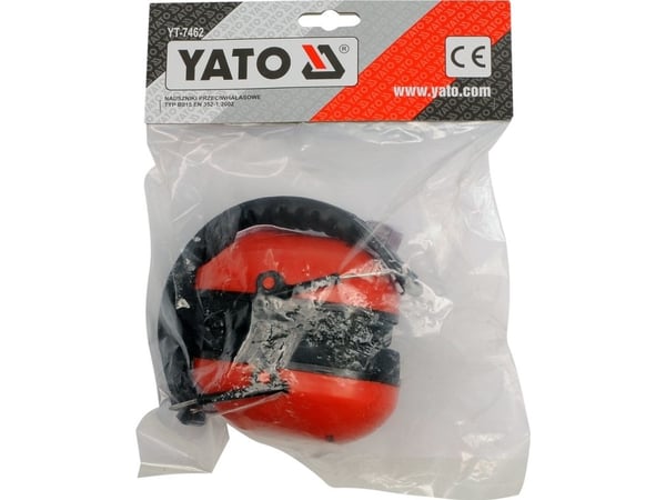 Yato YT-7462, Svart, Orange, Skum, Plast, Huvudband, 26 dB, CE, 233 g