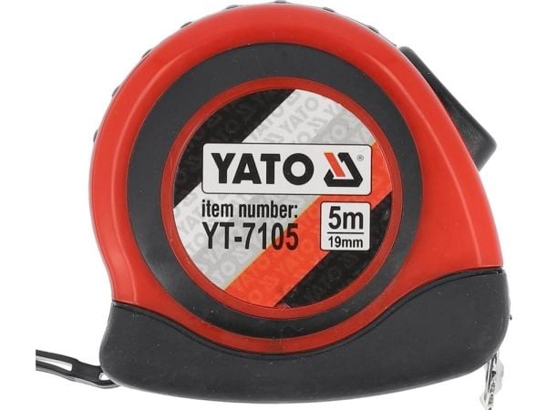 Coiled tape measure 5 m x 19 mm [YT-7105]