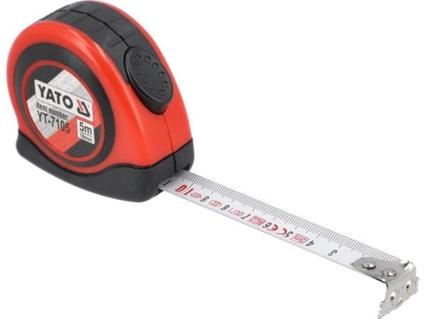 Coiled tape measure 5 m x 19 mm [YT-7105]