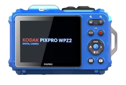 Kodak PIXPRO WPZ2, 16,76 MP, 4608 x 3456 pixlar, BSI CMOS, 4x, Full HD, Blå
