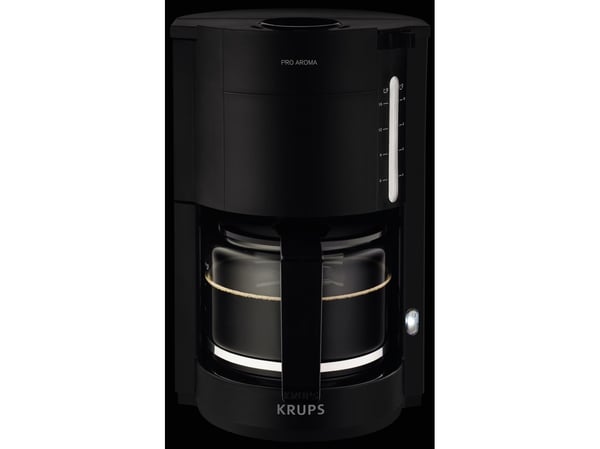 Krups F30908, Suodatinkahvinkeitin, 1,25 L, 1150 W, Musta