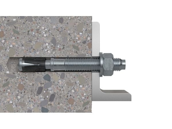 Fischer 564576, Murstein, Betong, Sinkbelagt stål, M8, 8 mm, 115 mm, 8 mm