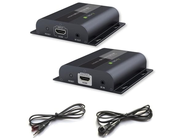 AV-signaalin siirtojärjestelmä Techly HDMI Extender Cat.6 HDBitT IR 1080p * 60Hz jopa 120m asti