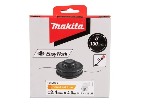 Makita - Linjehode for gresstusser - 2 lines - 2.4 mm - lengde: 4 m - for Makita UR012GZ02