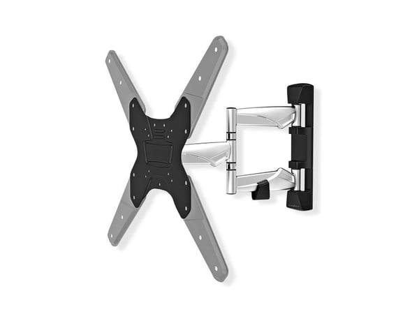 Nedis TVWM5530BK, 66 cm (26"), 106,7 cm (42"), 30 kg, 75 x 75 mm, 400 x 400 mm, Sølv, Sort