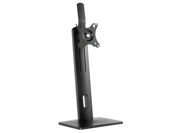 eSTUFF - Stativ - for LCD-skjerm - svart - skjermstørrelse: 13"-27" - skrivebord
