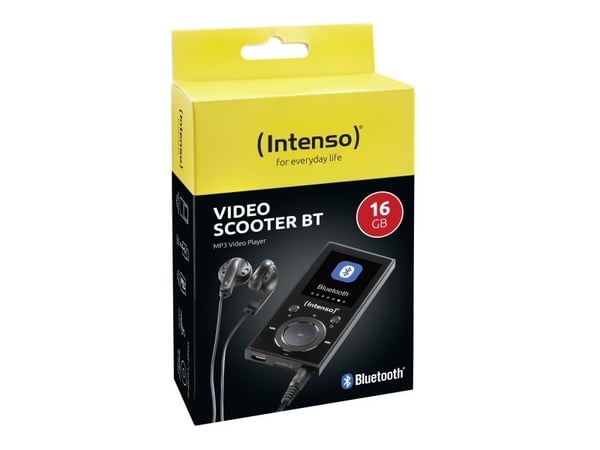 Intenso Video Scooter BT - Digital spiller - 16 GB - svart