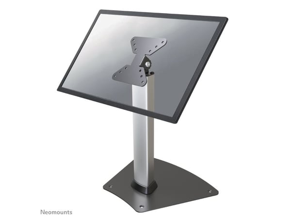 Neomounts FPMA-D1500 - Ställ - för LCD-display - silver - skärmstorlek: 10"-32" - skrivbordsstativ, disk-monteringsbar