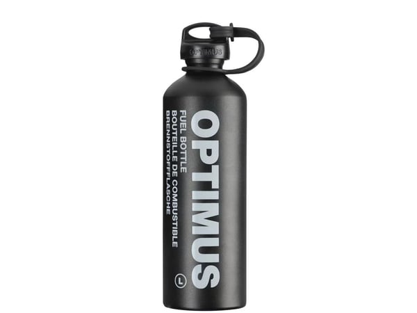 Optimus 8021022, Drivstoff-flaske, Aluminium, Sort, 1 l, 251 g, 8 cm Optimus 8021022, Drivstoff-flaske, Aluminium, Sort, 1 l, 251 g, 8 cm