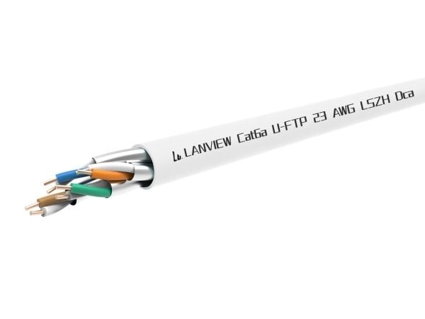 Lanview LVN122432, 305 m, Cat6a, U/FTP (STP), Valkoinen