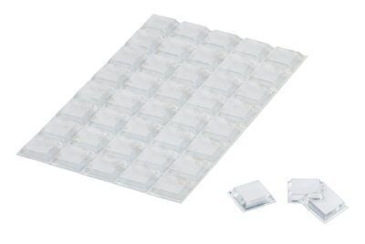 3M SJ5308BL, Transparent, Polyuretan, Rektangulär, 12,7 mm, 12,7 mm, 3,1 mm