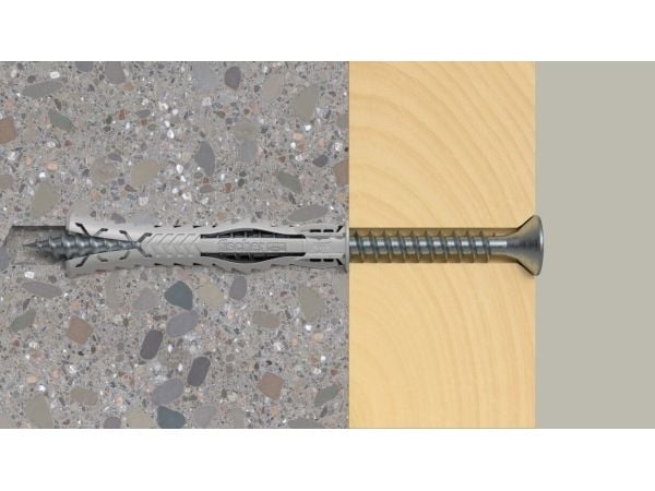 Fischer 567857, Ekspansjonsanker, Lettbetong, Murstein, Betong, Gipsblokk, Murverk, Nylon, Tyskland, 8 mm, 65 mm