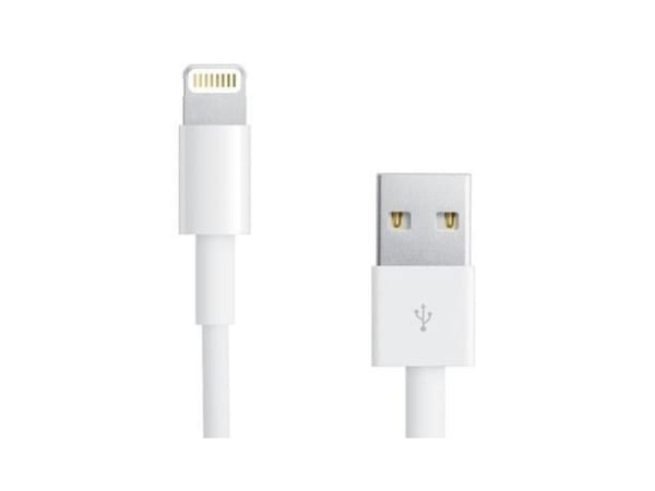 TECHly - Lightning-kabel - Lightning hane till USB hane - 1 m - vit