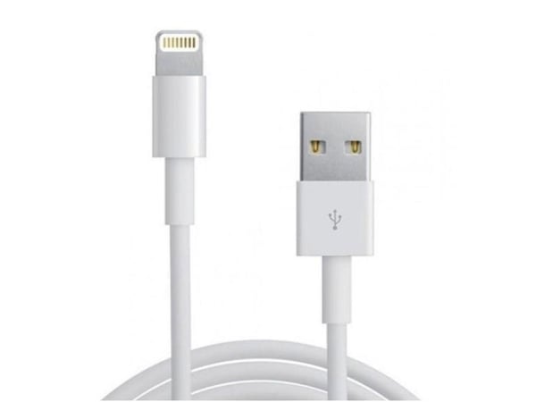 TECHly - Lightning-kabel - Lightning hane till USB hane - 1 m - vit