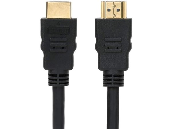 TECHly - High Speed - HDMI-kaapeli Ethernetillä - HDMI-uros HDMI-uros - 10 m - musta - kaksisuuntainen, 4K24 Hz (4096 x 2160) tuki, 100 Mbps Ethern...