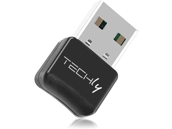Techly IDATA USB-BLT5, USB-vastaanotin, 29 g, Musta