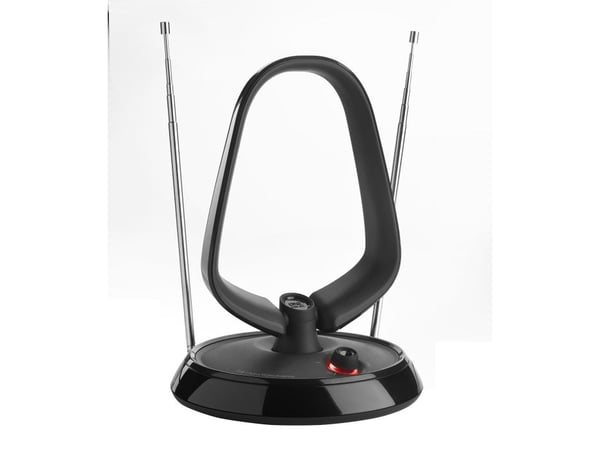 One For All Value Line DVB-T Indoor Antenne 5G, inomhus, Svart, 1 m, DVB-T, DVB-T2, IEC male connector, VHF, UHF