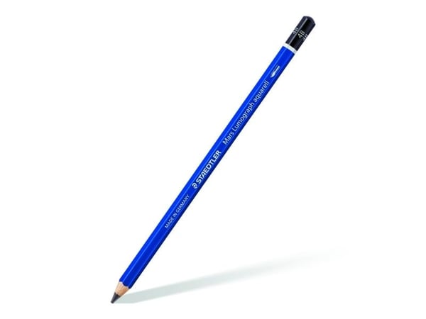 STAEDTLER Mars Lumograph 100A - Vattenfärgspenna - grafit - 4B, 6B, 8B - 3.6 mm (paket om 3)