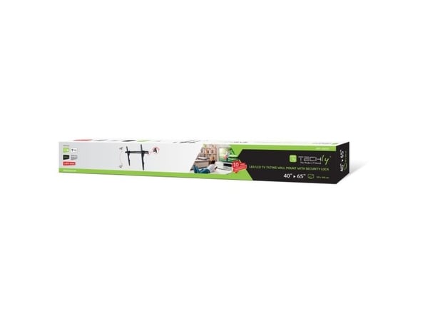 Techly ICA-PLB-133LTY, 101,6 cm (40"), 165,1 cm (65"), 200 x 200 mm, 600 x 400 mm, 0 - 12°, Svart