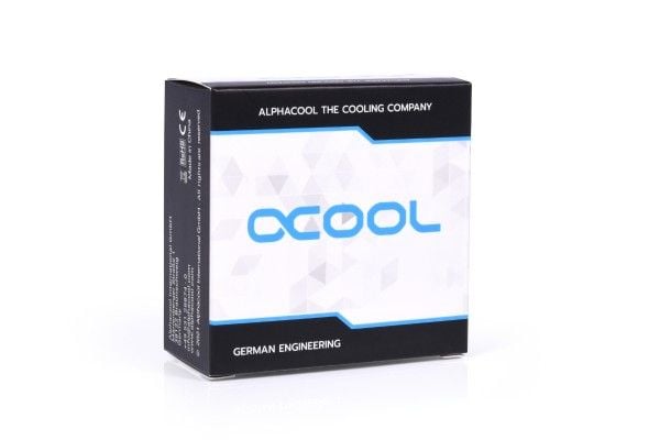 Alphacool 1022288, Slangkoppling, mässing, Krom, 1/4", 25,5 mm, 30 mm