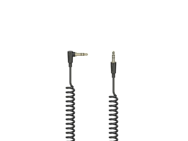 Hama Flexi-Slim, 3.5mm, Hankjønn, 3.5mm, Hankjønn, 1,5 m, Svart