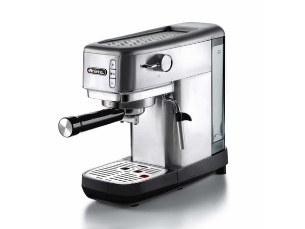 Ariete 1380 - Kaffemaskin med melkeskummer - 15 bar - sølv