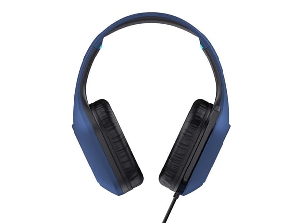 Trust GXT 415B Zirox - Hodesett - full størrelse - kablet - 3,5 mm jakk - blå
