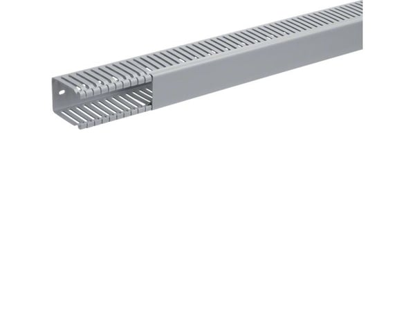 HAGER Kaapelikanava rakoHxW : 65x46mm rako 6mmpvc kova, harmaa RAL 7030 - (2 metriä)