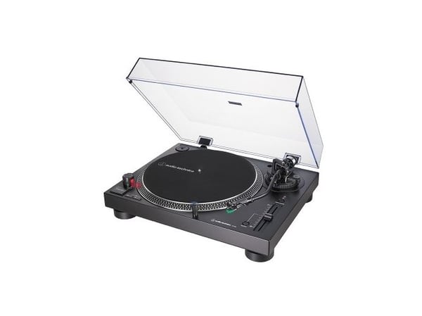 Audio-Technica AT-LP120X, Suoravetolevysoitin, Ohje, Musta, Alumiini, 33 1/3,45,78 RPM, 33,45,78 RPM