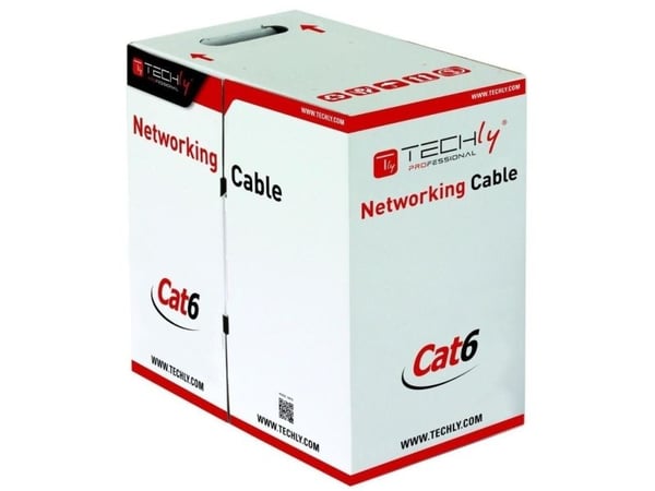 Techly ITP6-CCA-305-BL, 305 m, Cat6, U/UTP (UTP), Blå
