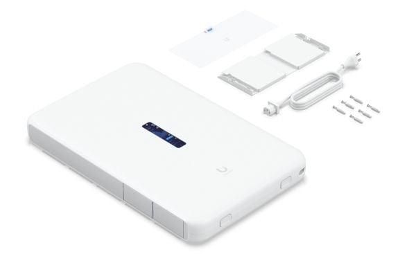 Ubiquiti Dream Wall - UniFi Gateway Console - Wi-Fi6, 10G SFP+, 1G RJ45 PoE++, 2.5G RJ45 WAN, touchscreen