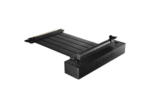 be quiet! - PCI Express x16-kabel - PCI Express 4.0 x16 (hunn) vinklet til PCI Express 4.0 x16 (hann) - 20 cm - riser - svart
