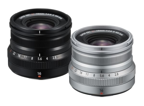 Fujifilm FUJINON XF16mmF2.8 R WR, Vidvinkelobjektiv, 10/8, Fujifilm XF