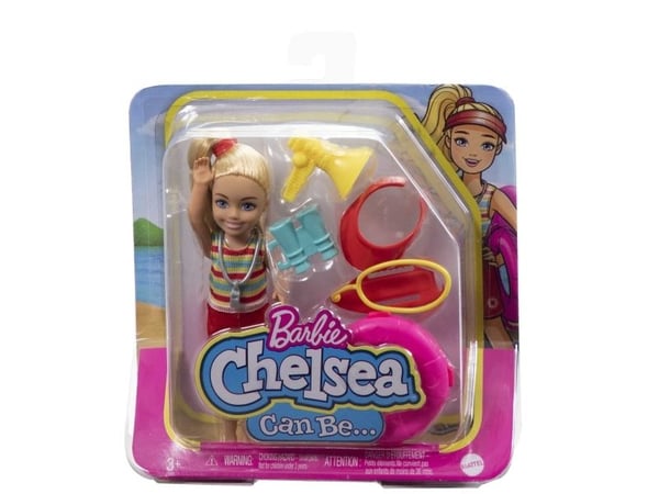 Barbie Doll Chelsea Career Lifeguard HKD94 GTN86 MATTEL