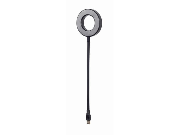 Gembird NL-LEDRING-01, Lamppu, Musta, Valkoinen, PU muovi, Polypropeeni (PP), 0,3 m, 1 kpl, 0.5 V