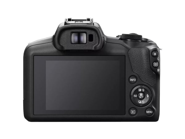Canon EOS R100 - Digitalkamera - spegellöst - 24.1 MP - APS-C - 4 K / 29.97 fps - 2.5x optisk zoom RF-S 18-45 mm F4,5-6,3 IS STM objektiv - Wi-Fi, ...