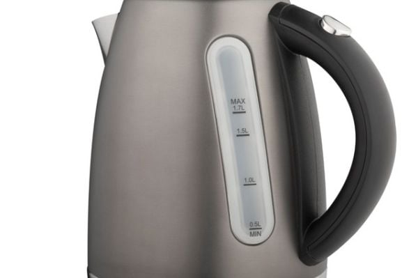 Eta Ela, 1,7 L, 2200 W, Antrasiitti, Harmaa, Ruostumaton teräs, Veden tason ilmaisin, Ylikuumenemissuoja, Suodatus
