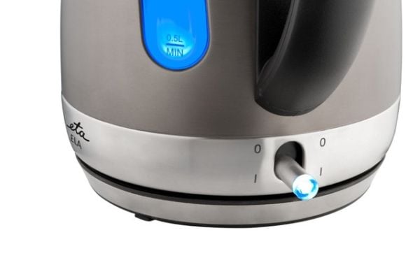 Eta Ela, 1,7 L, 2200 W, Antrasiitti, Harmaa, Ruostumaton teräs, Veden tason ilmaisin, Ylikuumenemissuoja, Suodatus