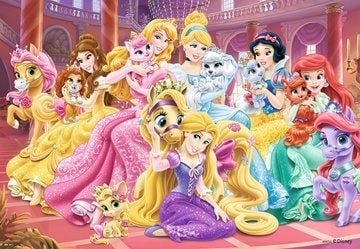 Disney Princess 4005556089529, 48 styck, Tecknade serier, 4 År