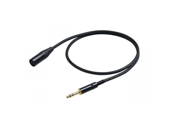 Proel CHL230LU3, 6.35mm, Hankjønn, XLR (3-pin), Hunkjønn, 3 m, Sort