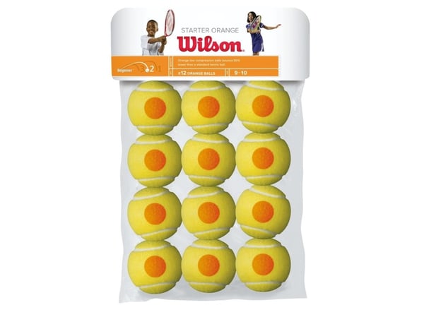 Wilson Starter Orange, Oransje, Gult, 12 stykker, Unisex, Voksen