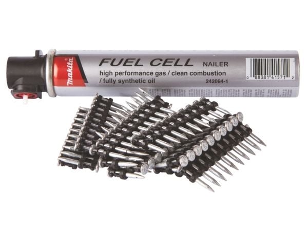 Makita - Nail set - for tre, betong, stål, metal stud - 1000 deler - 2.6 mm - lengde: 25 mm - for Makita GN420C