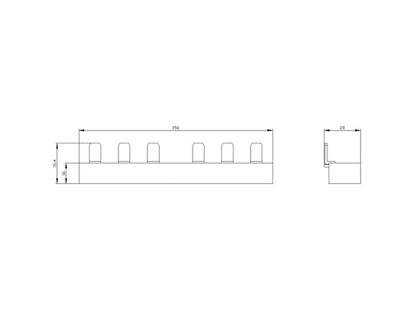 Siemens 3RA1943-3E Verdrahtungsbaustein 1 St., 155 g, 167 mm, 52 mm, 96 mm