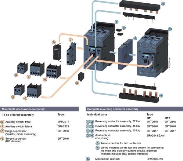 Siemens 3RA2934-2B Kontaktdon 1 st