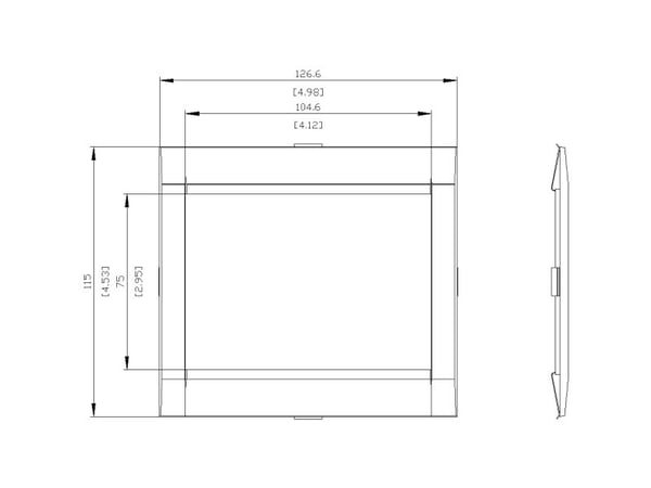 Siemens 3VA9237-0SB30 front-/ram för bländare 1 st.