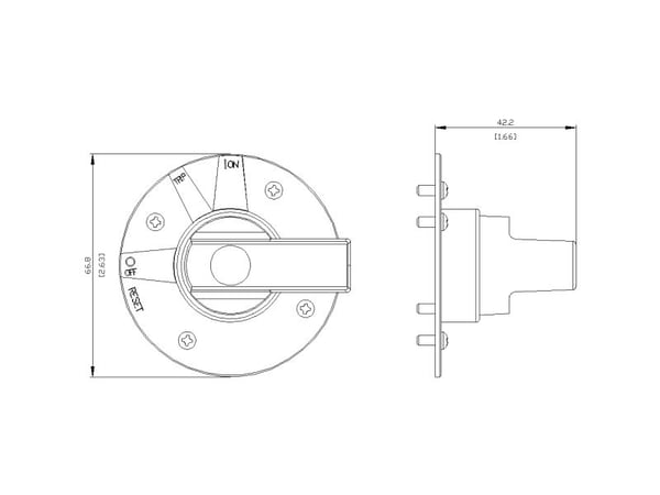 Siemens 3VA9477-0GC05 Extra handtag 1 st