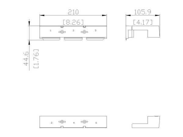 Siemens 3VA9671-0WD30 Klemmeafdækning 1 stk