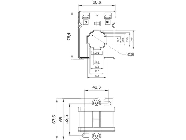 Siemens 4NC5222-2DE21, 354 g, 103 mm, 67 mm, 68 mm