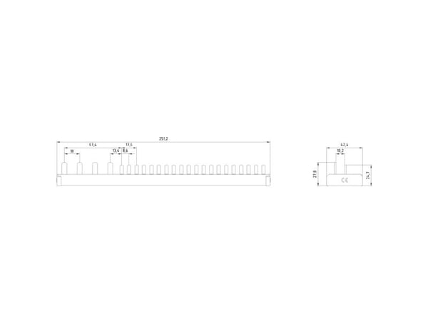 Siemens 5ST3783-4, 10 mm², 100 mm, 220 mm, 110 mm, 170 g, 18 mm