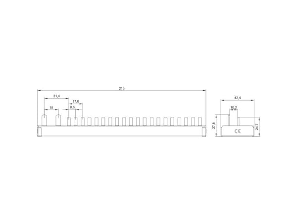 Siemens 5ST37840KL Pin-jakkaratanko 1 kpl